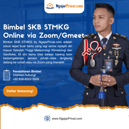 Cari Bimbel SKB STMKG Online? Privat Interaktif via Zoom/Gmeet - Daftar di NgajarPrivat.com Aja 1 Bimbel SKB STMKG Online via Zoom dan Gmeet
