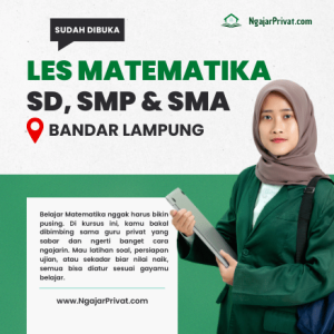 Les Matematika di Bandar Lampung untuk SD, SMP, SMA