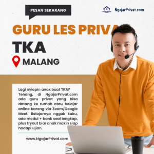 Guru Les Privat TKA di Malang