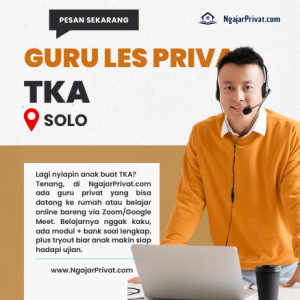 Guru Les Privat TKA di Solo