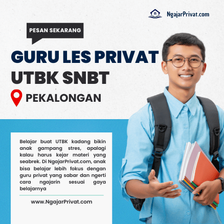 NgajarPrivat.com Menyediakan Guru Les Privat UTBK SNBT di Pekalongan: Daftar Sekarang! 1 Guru Les Privat UTBK SNBT di Pekalongan