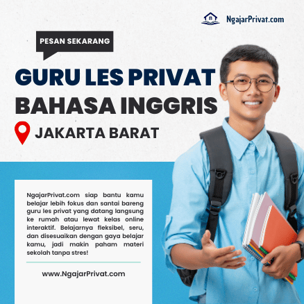 Guru Les Privat Bahasa Inggris di Jakarta Barat dari NgajarPrivat.com Siap Bantu Anak Kamu Lancar Speaking & Grammar! 1 Guru Les Privat Bahasa Inggris di Jakarta Barat