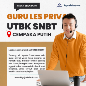 Guru Les Privat UTBK SNBT di Cempaka Putih, Jakarta Pusat