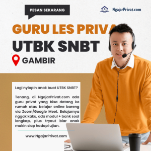 Guru Les Privat UTBK SNBT di Gambir, Jakarta Pusat