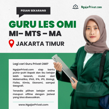 Les Privat OMI di Jakarta Timur Bersama Tutor Terbaik: Eksklusif dari NgajarPrivat.com! 1 Les Privat OMI di Jakarta Timur